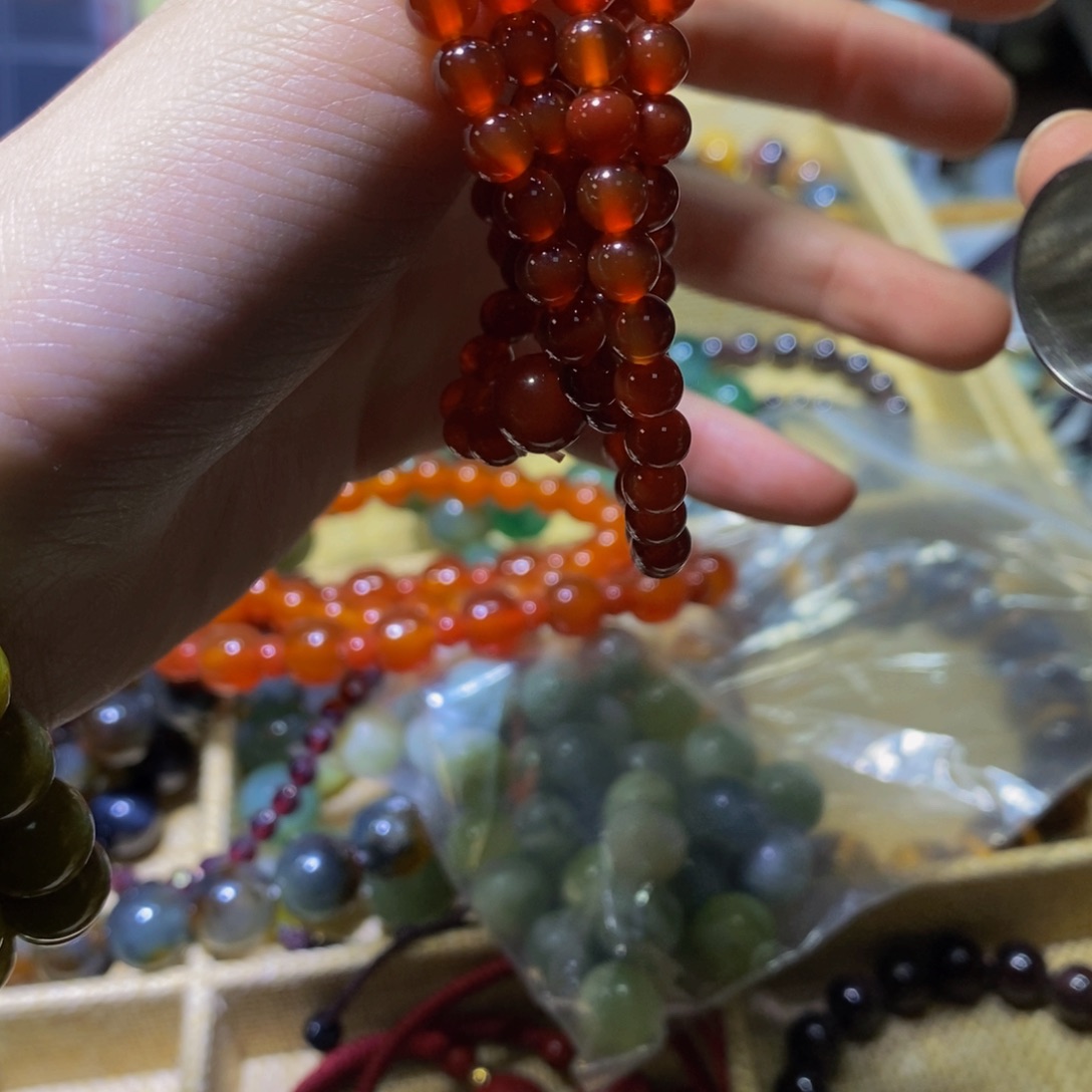 【闪购商品】蛇纹石玉颈饰未镶嵌34