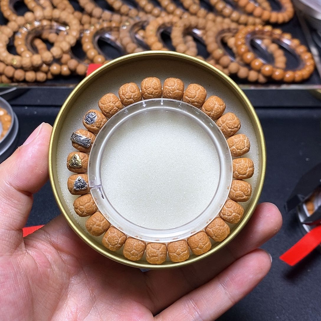 猴头核桃手串四标饕餮尺寸10左右全品56号