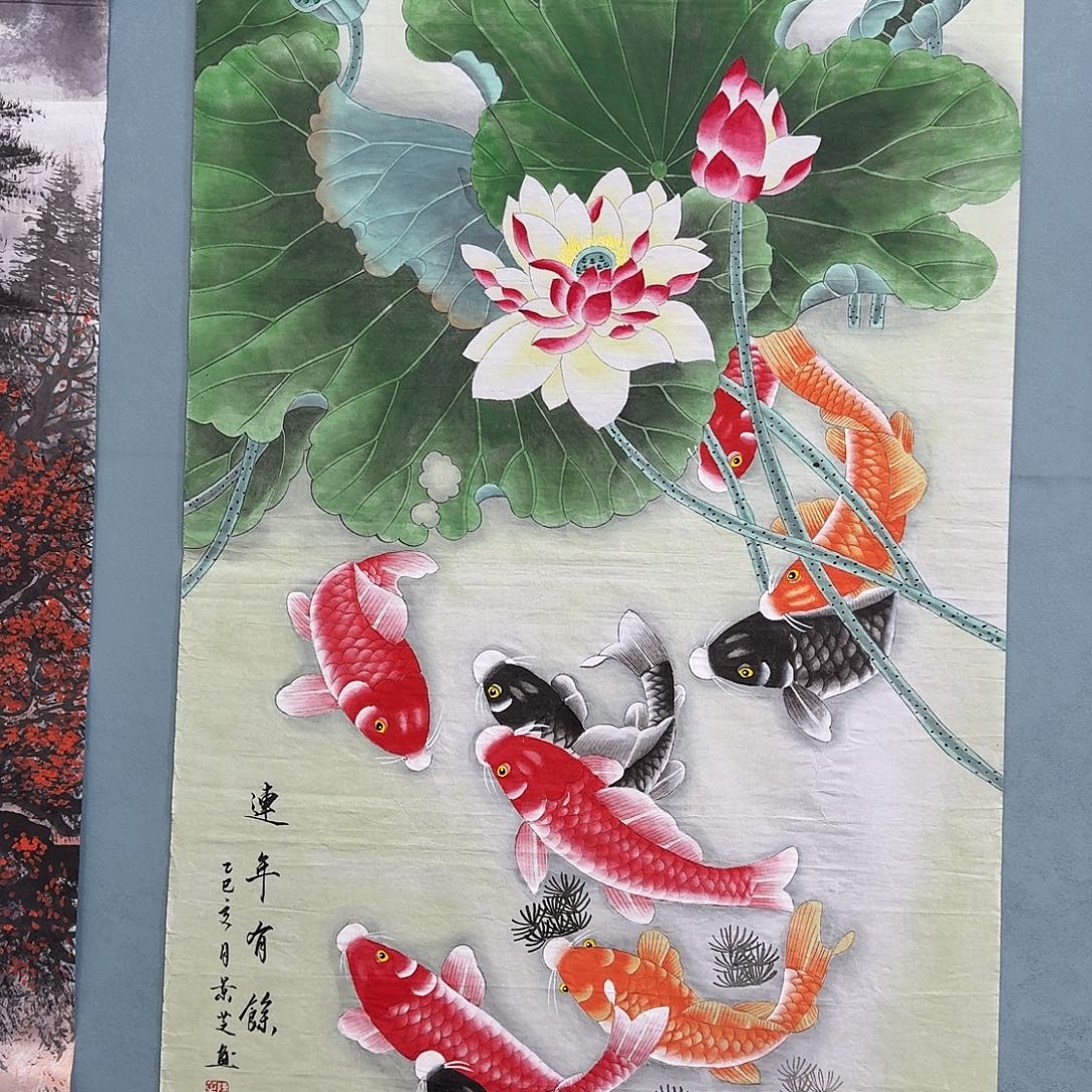 纯手绘国画作品好看