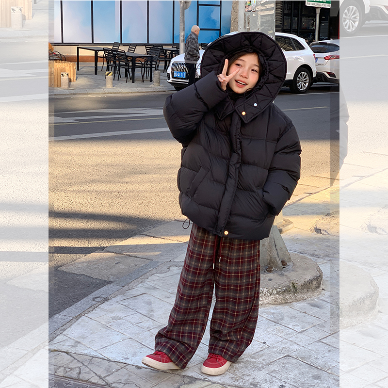 【黑魔法】西西家女童羽绒服2025冬季90白鸭绒儿童保暖外套JX039