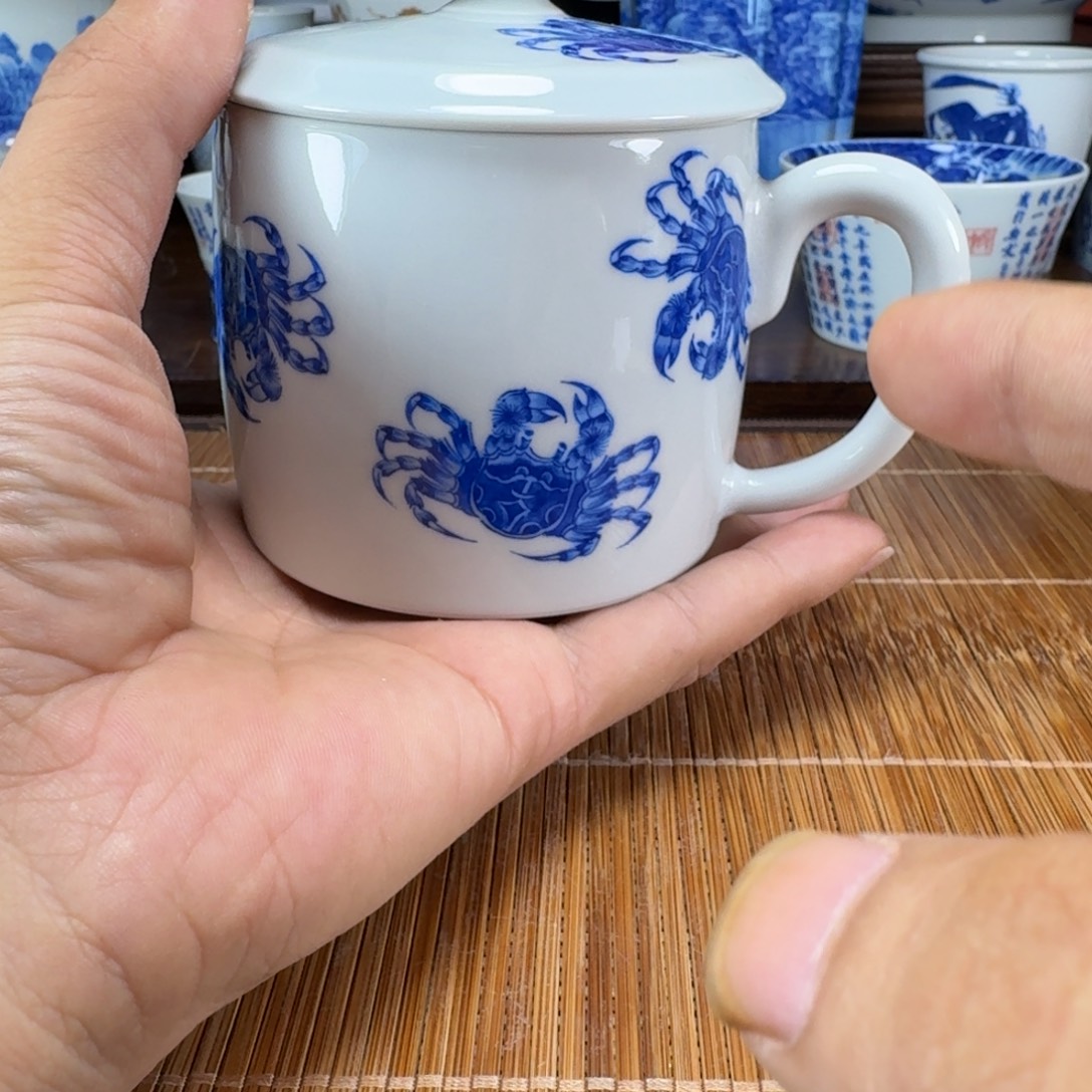 瓷片当代景德镇陶瓷手绘茶具