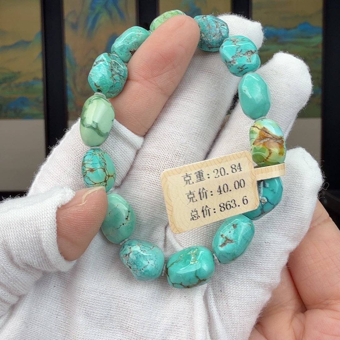 绿松石未镶嵌珠宝奇石