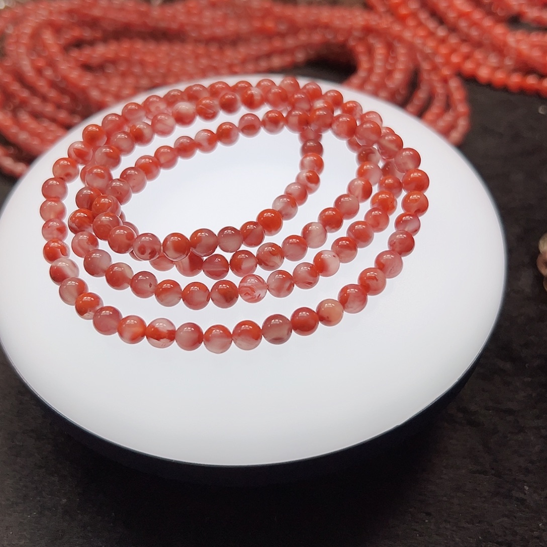 皇***燕南红玛瑙未镶嵌手链
