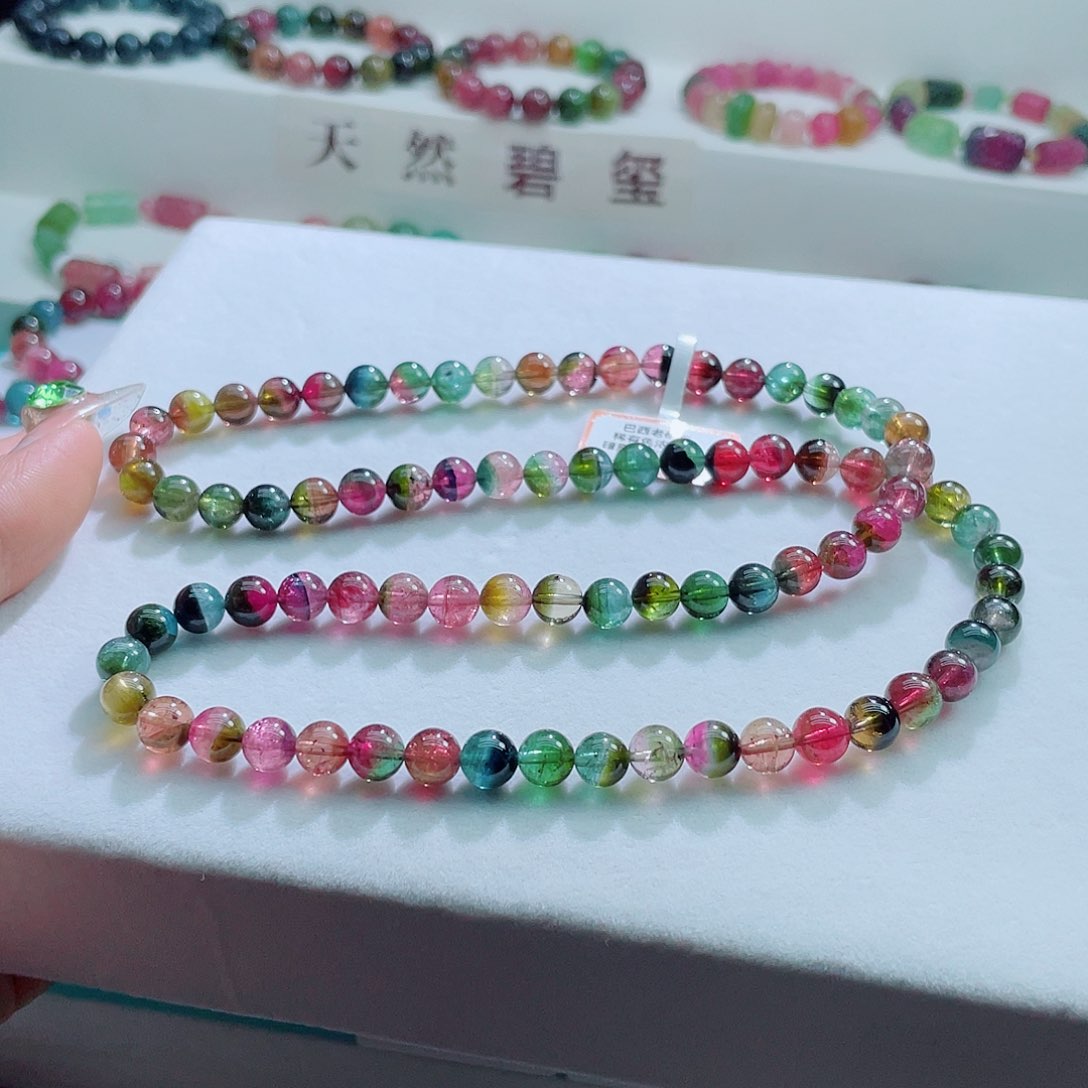 F***r手链未镶嵌碧玺西瓜碧玺手链