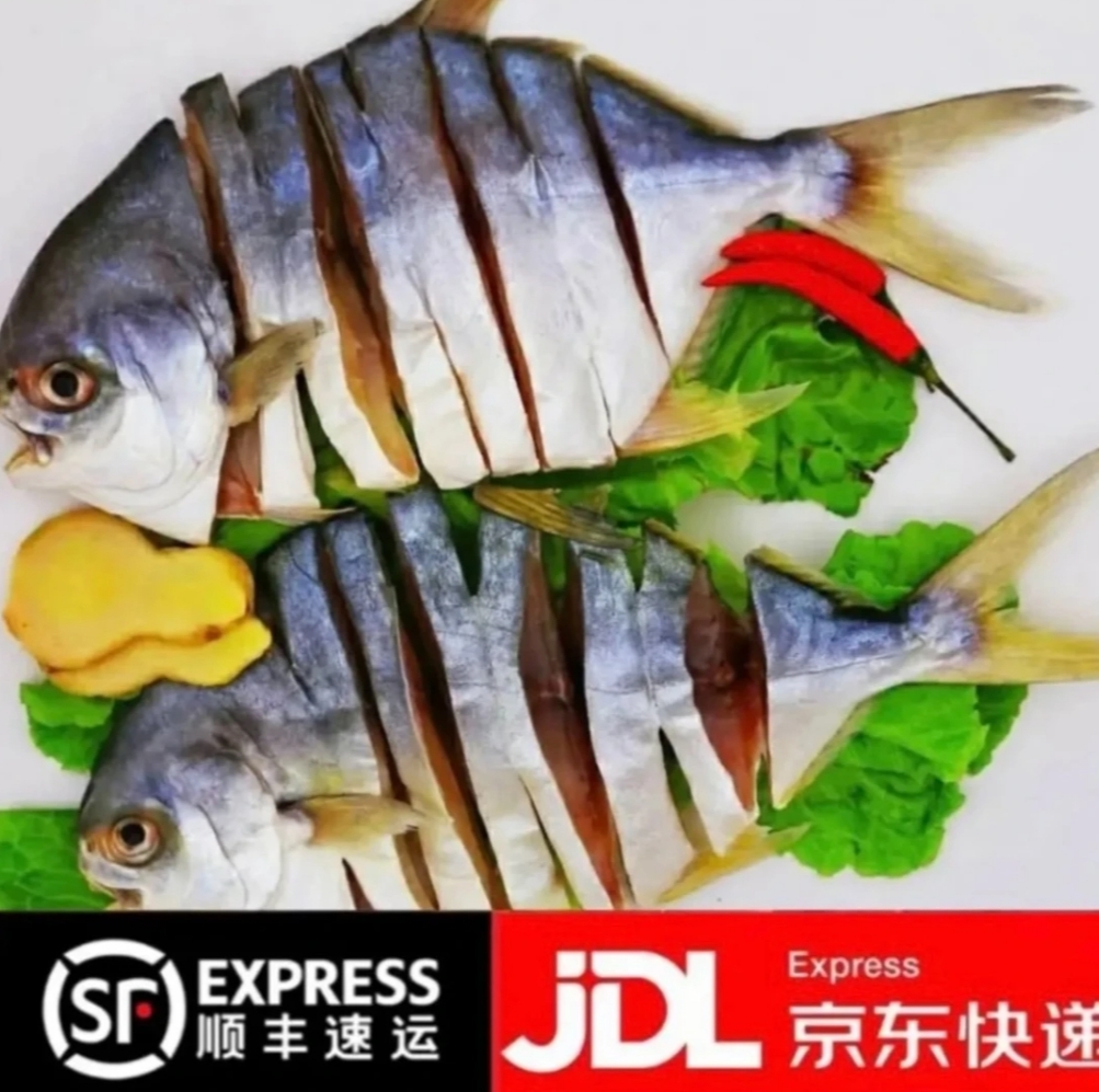 渔民自晒 阳江 金鲳鱼干 沙扒湾深海金鲳鱼干13条(1300克-1550克)
