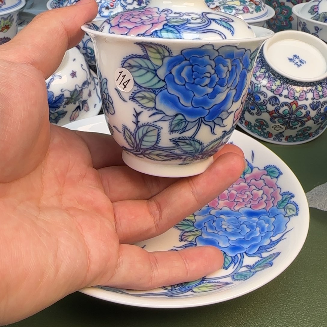 彦祖纯手工手绘茶具114