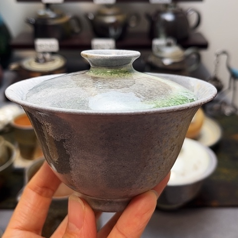 盖碗景德柴烧茶具-跨年福利