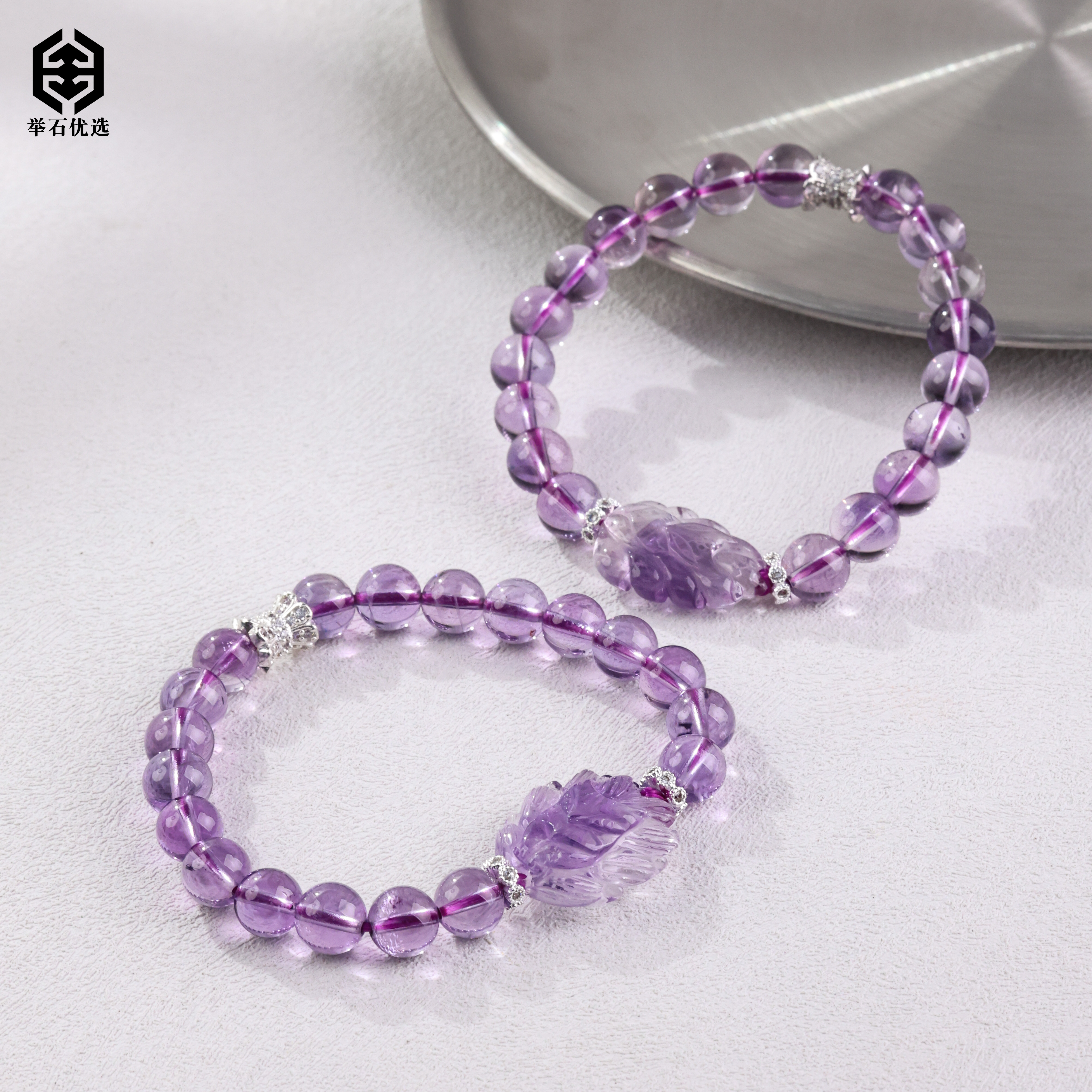 【举石优选】H0307-H9-12水晶手串（一件/多样性发/约7mm+）Y