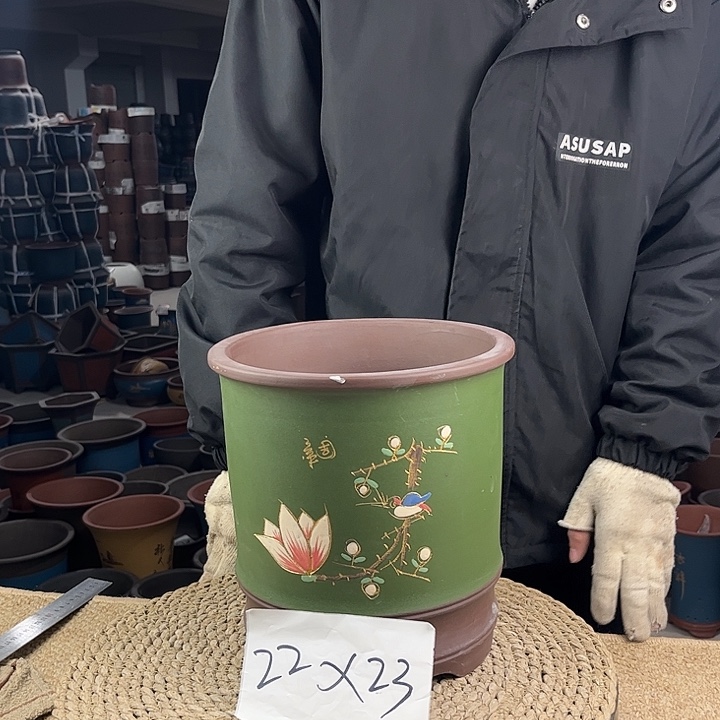 紫砂花盆紫砂花盆