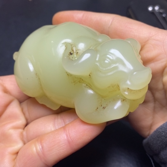 和田玉（糖玉）挂件未镶嵌