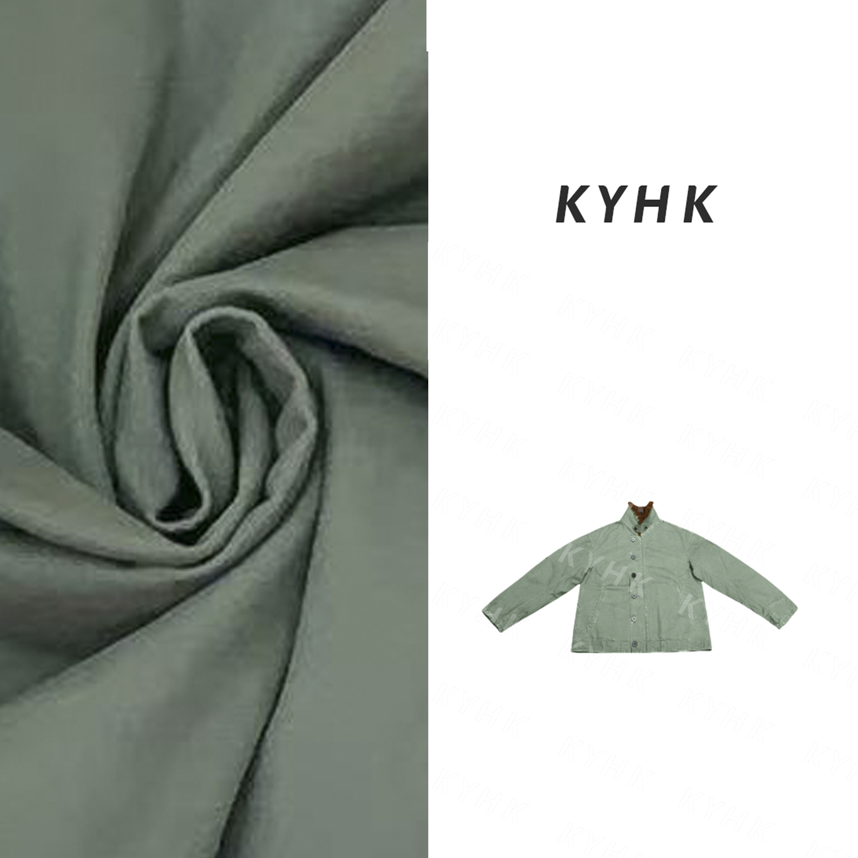 KYHK美式复古做旧翻领甲板夹克外套241176