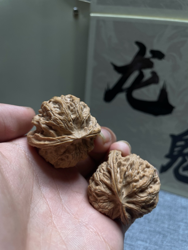 【甄选毕业级】文玩核桃苹果园40mm左右