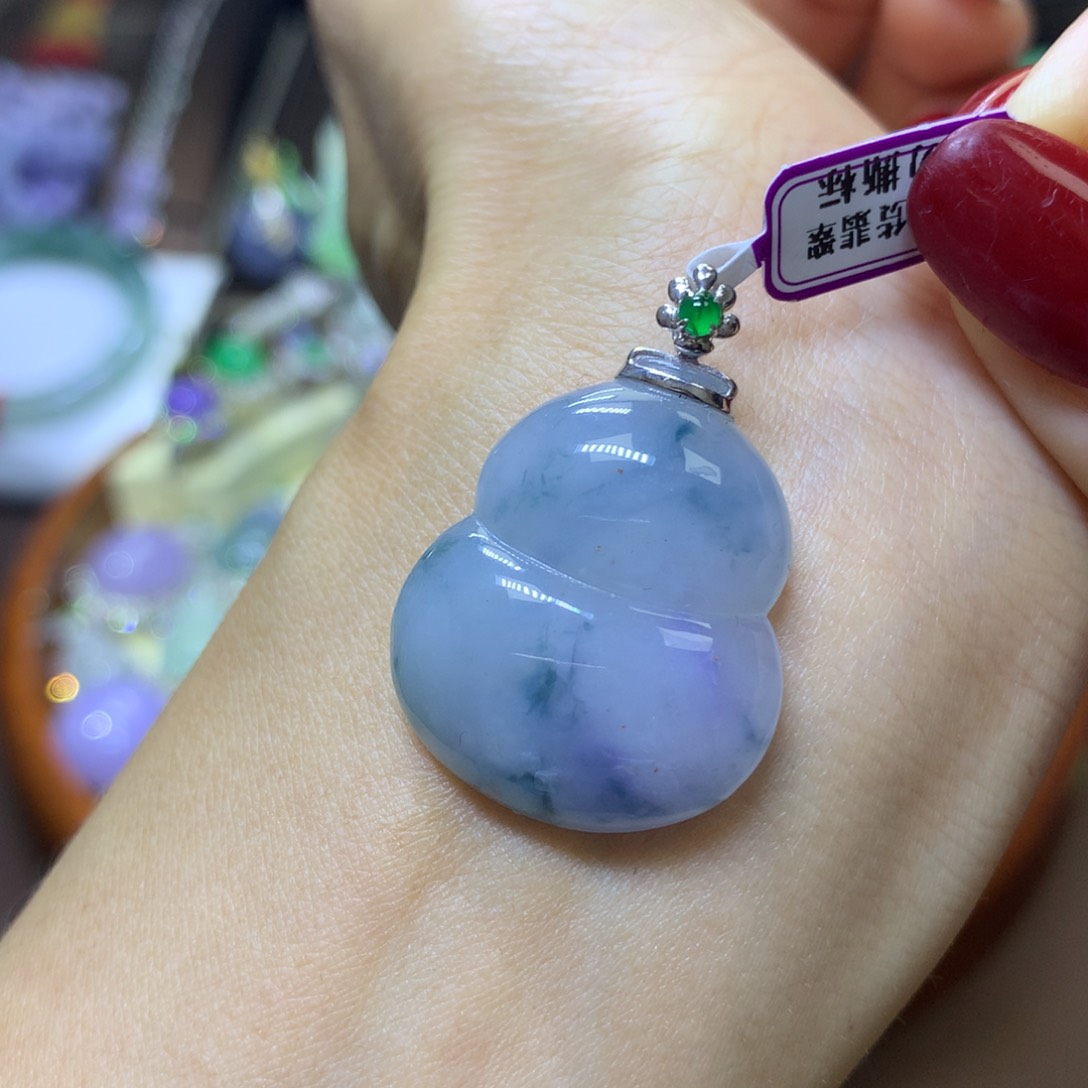 【闪购商品】翡翠颈饰18K金镶嵌翡翠