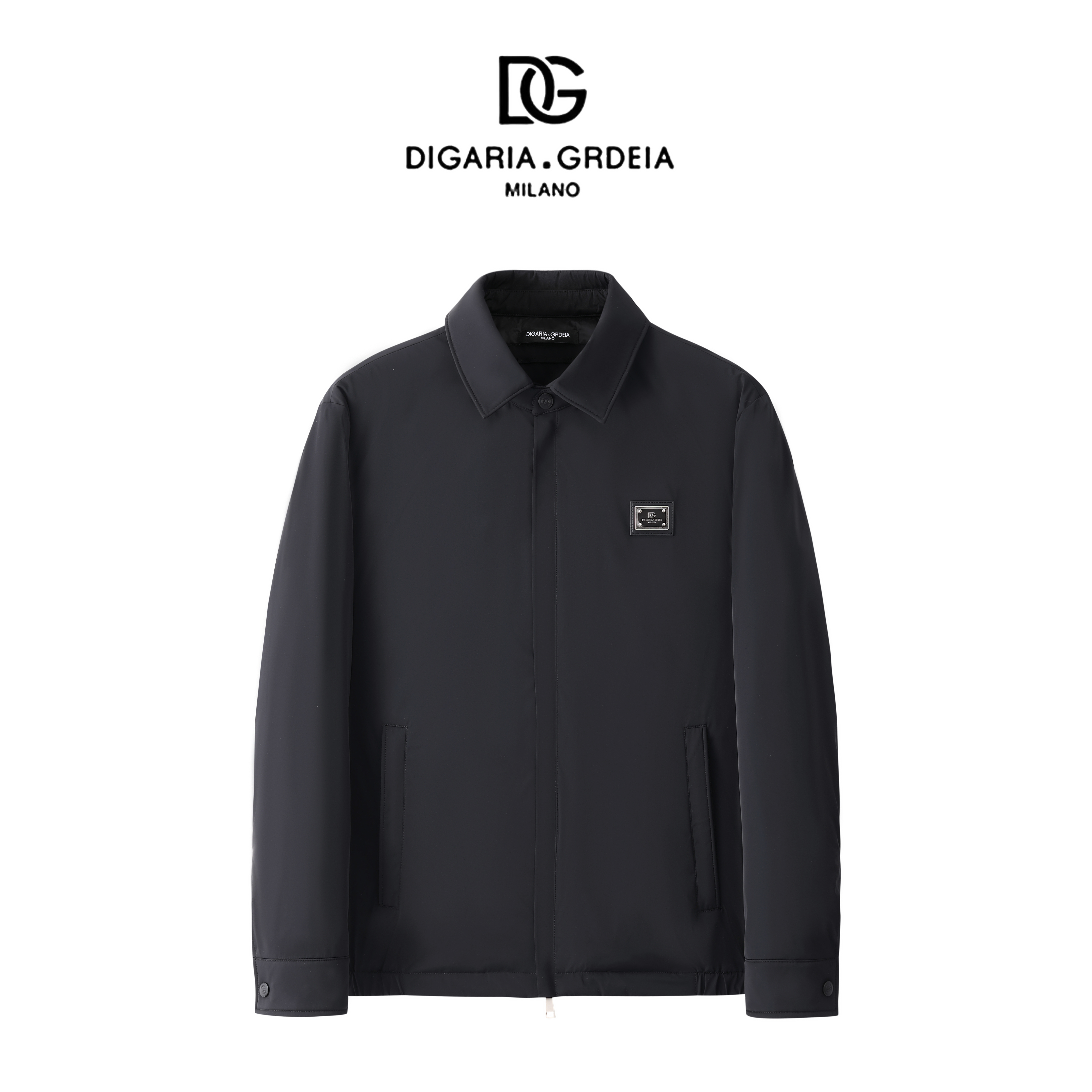 DIGARIA&GRDEIA冬季百搭新品时尚简约经典标牌棉服外套-DG25M051