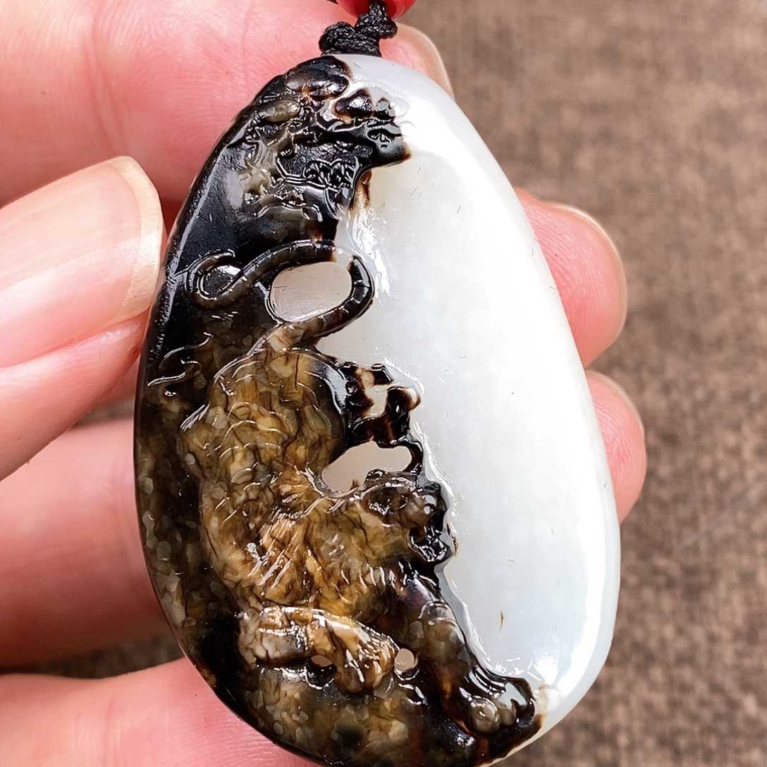 和田玉挂件未镶嵌