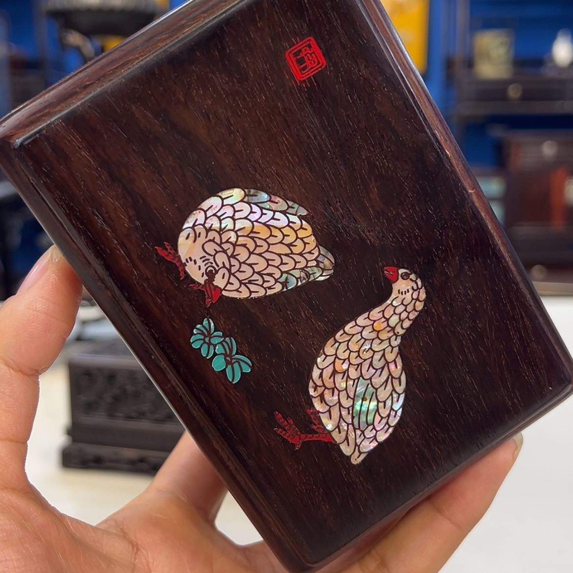 【闪购商品】红酸枝木类成套家具盒子