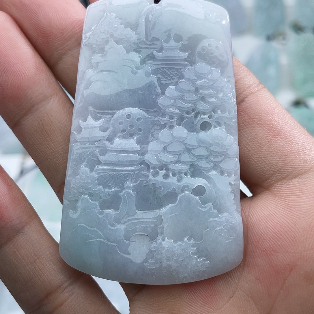 颈饰未镶嵌翡翠念*翡翠