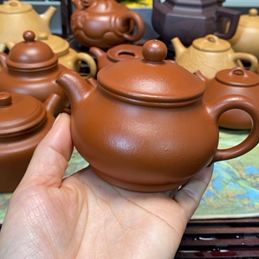 【闪购商品】紫砂茶壶朱泥半手工160毫升