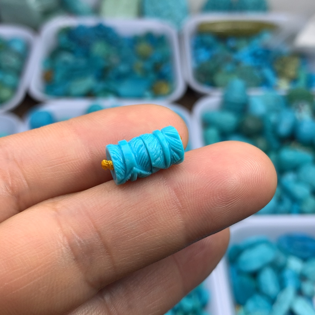 绿松石未镶嵌吊坠(不含链)