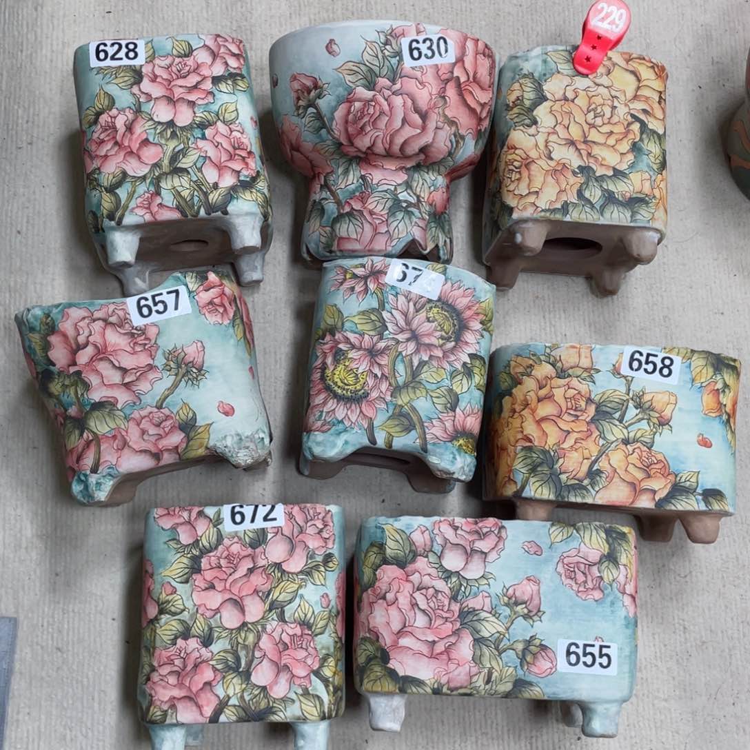 紫砂花盆比****活陶瓷多肉花盆精品