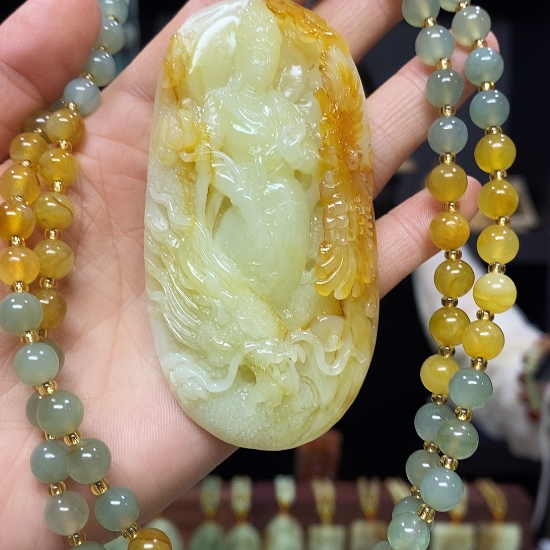 岫玉挂件吊坠未镶嵌