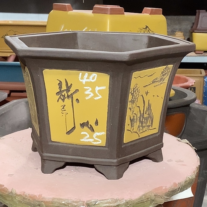 宜兴紫砂花盆花盆