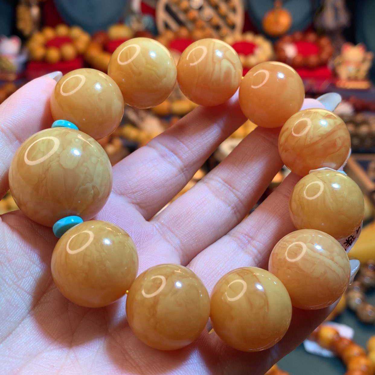 【闪购商品】蜜蜡手串未镶嵌蜜蜡手串