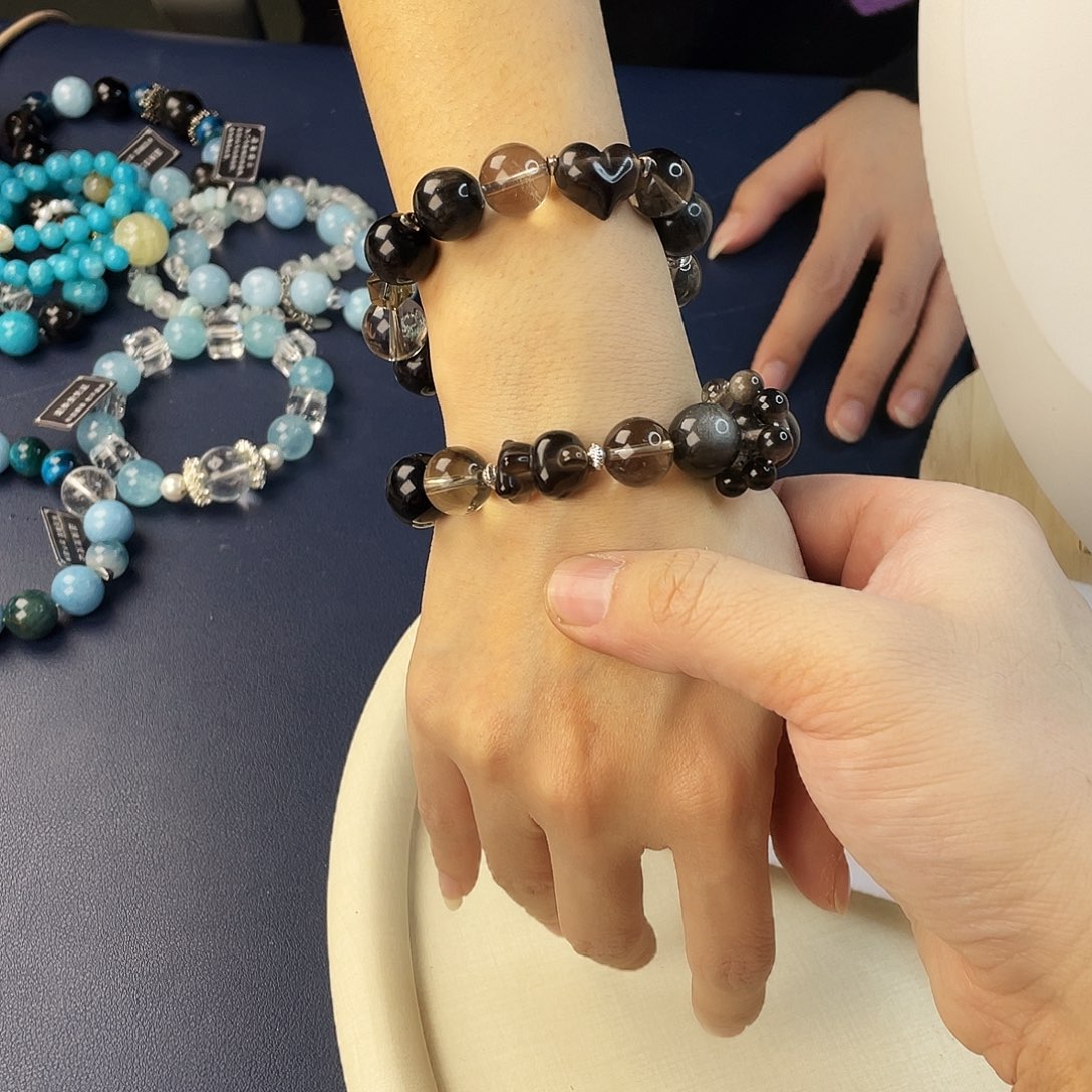 银S925镶嵌水晶手链