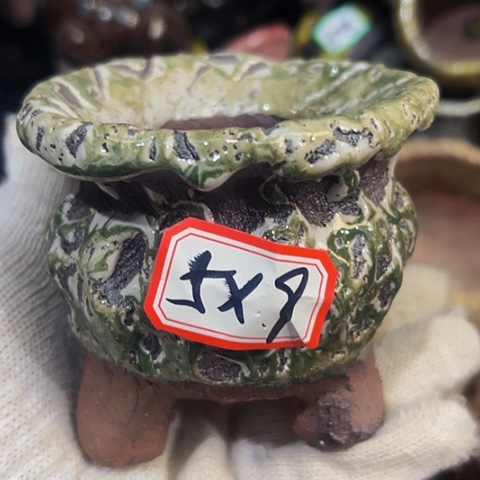 红陶粗陶花盆手工