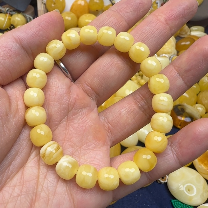 蜜蜡未镶嵌颈饰天然蜜蜡