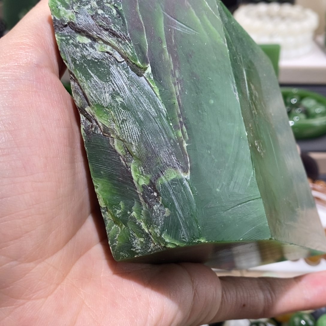 和田玉手串未镶嵌m***y定制卡14俄七聚红皮老型手串