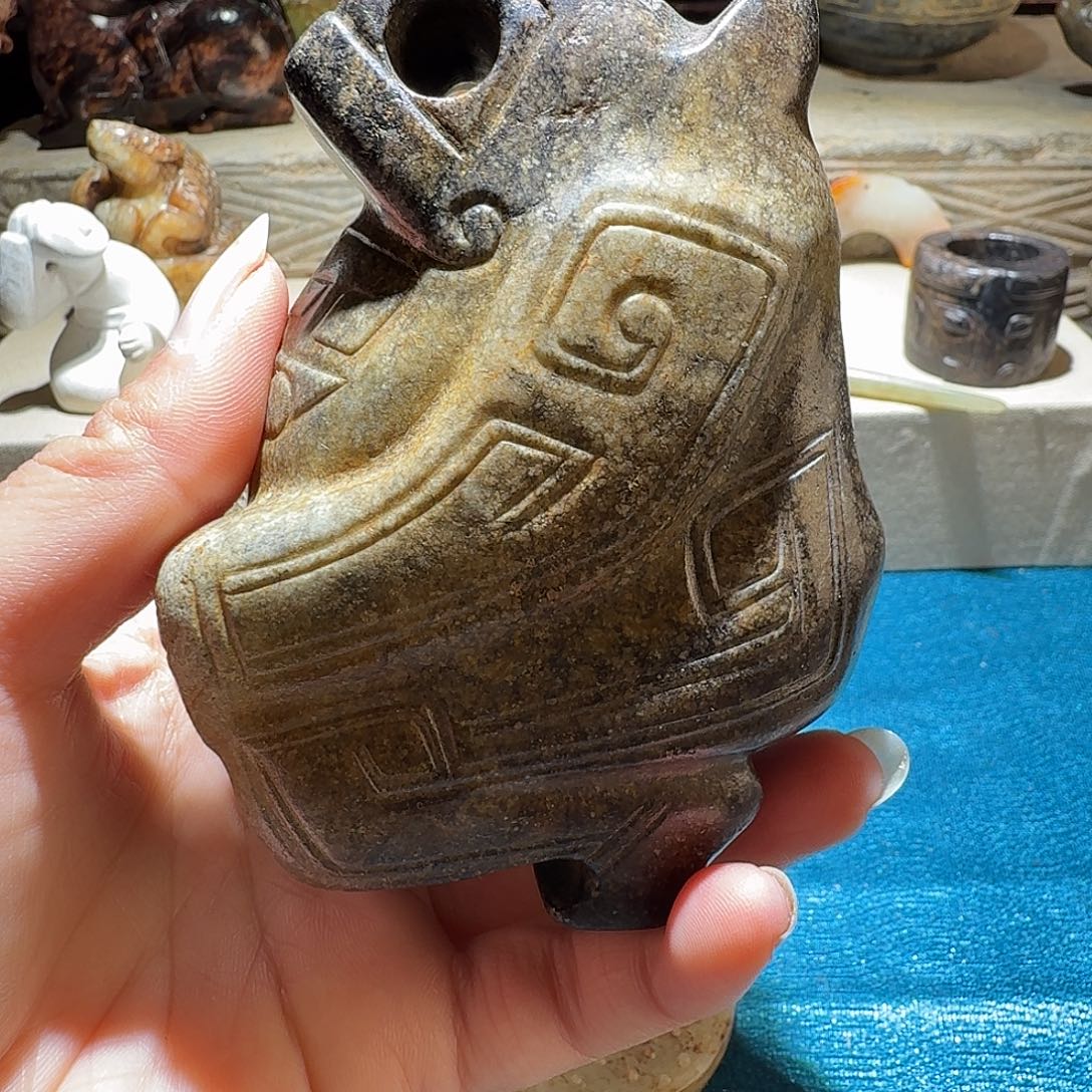 雪***匠和田玉未镶嵌挂件