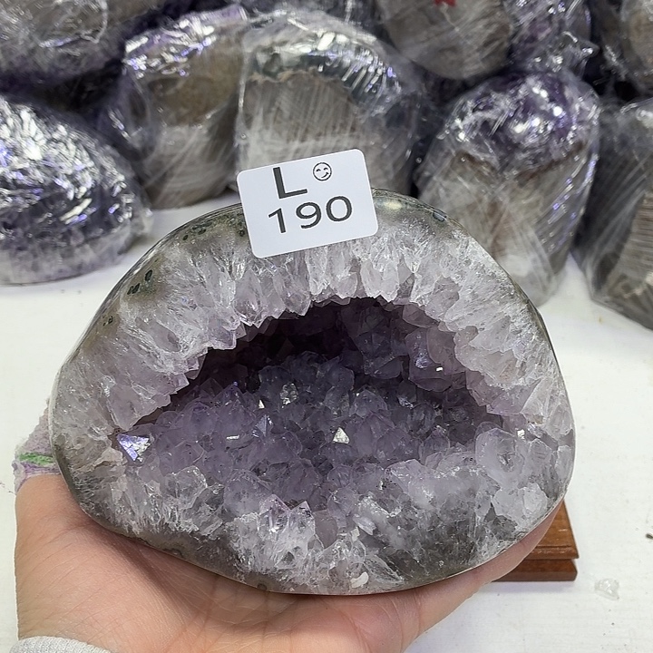 未镶嵌水晶摆件天然紫水晶