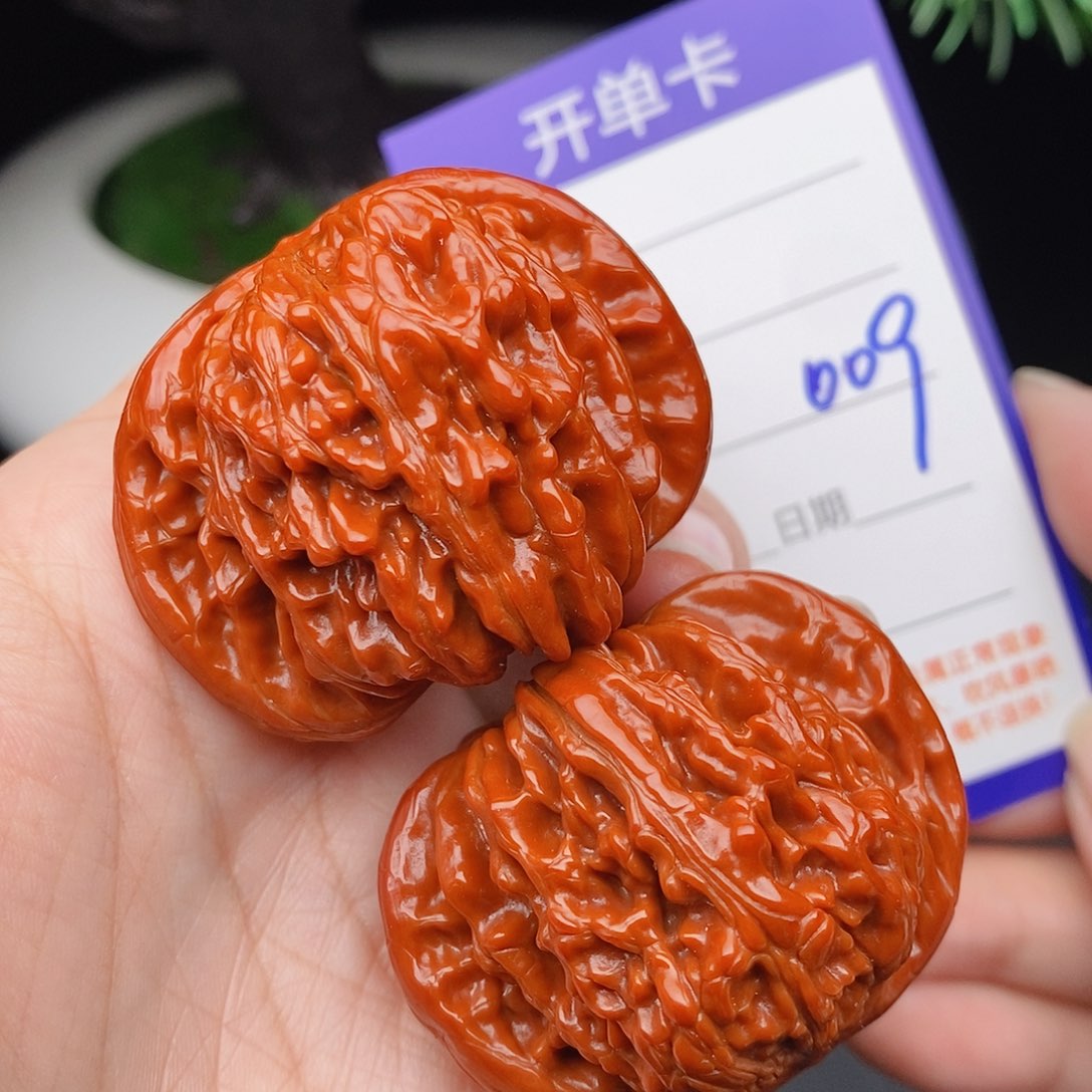 把件文玩核桃45四座楼009