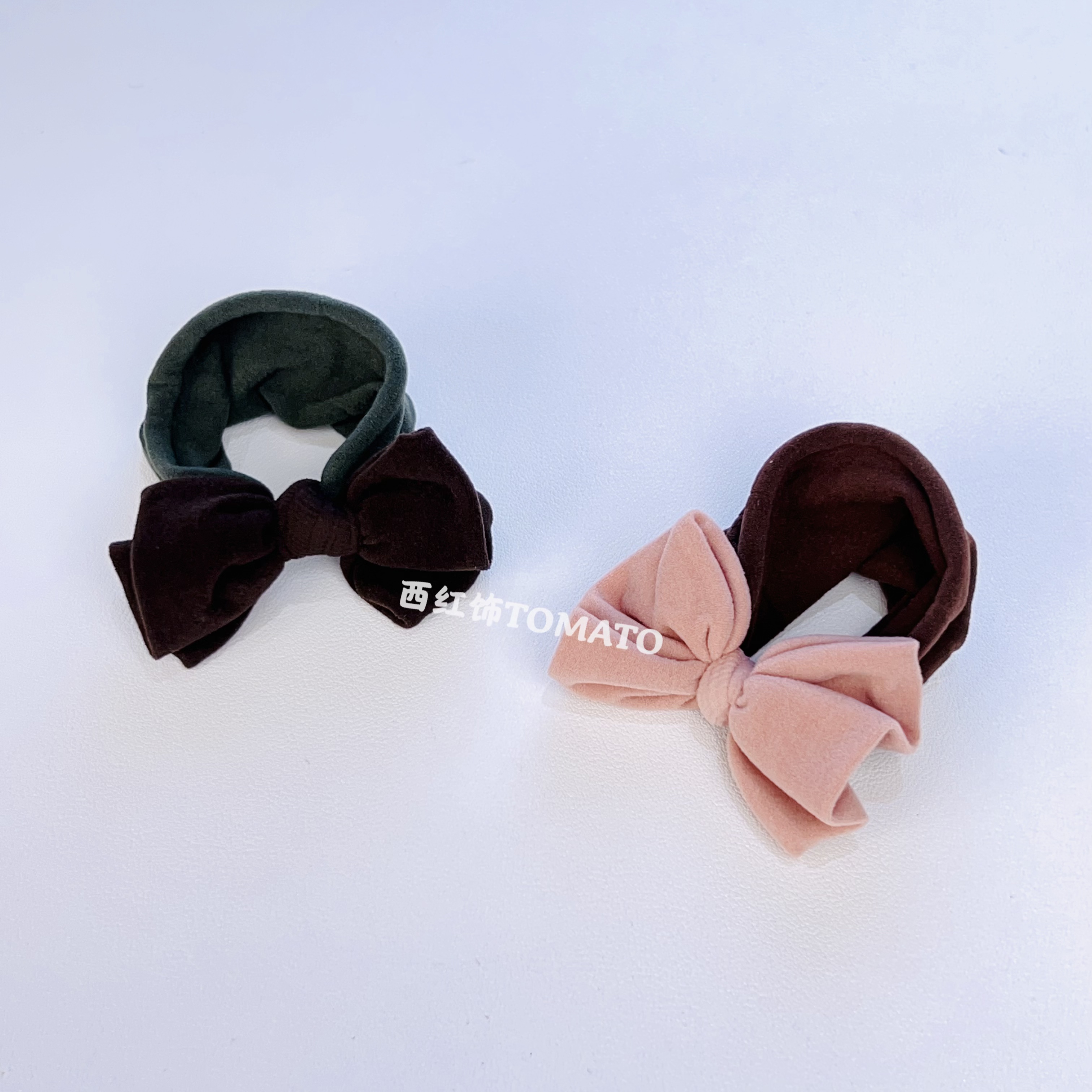 西红饰TOMATO韩国东大门百搭基础蝴蝶结面膜发圈