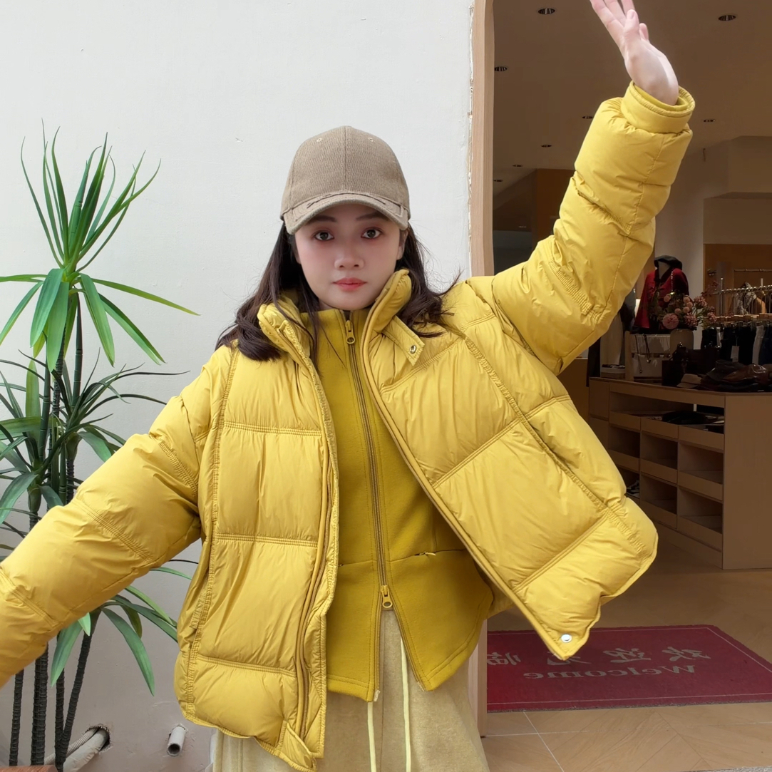 【立领极寒短款羽绒服】D8717