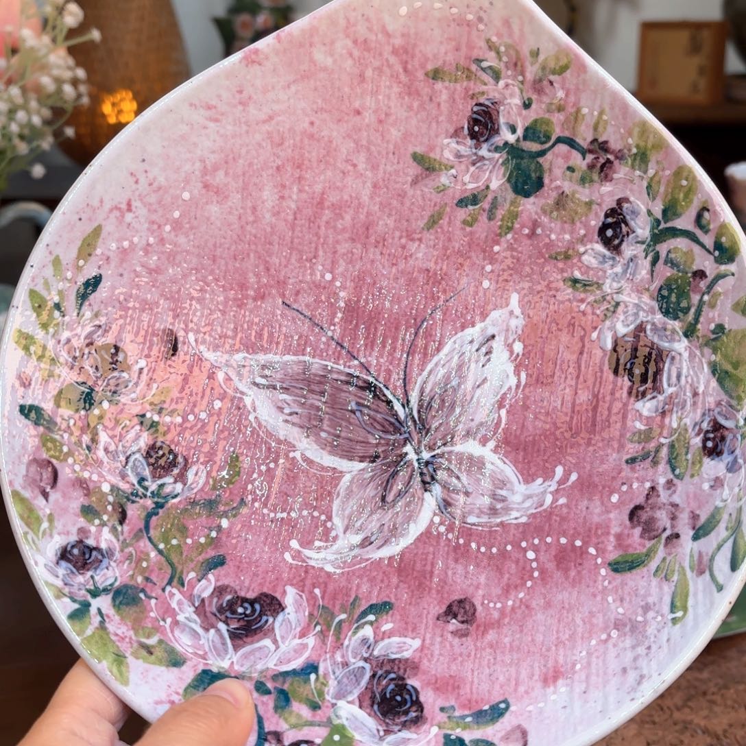 景德镇手绘高温釉下彩陶瓷茶具