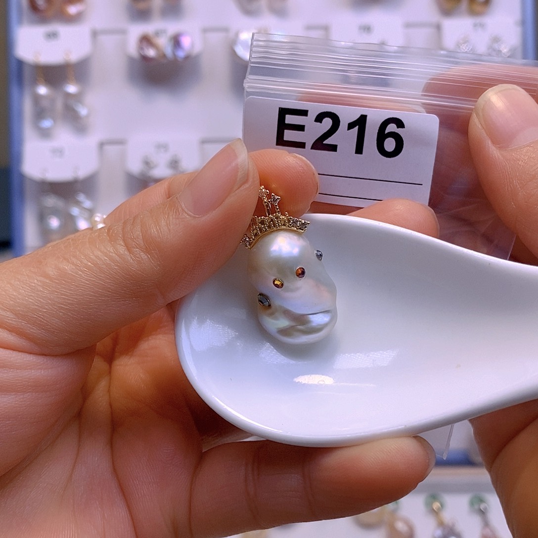 淡水珍珠颈饰银S925镶嵌