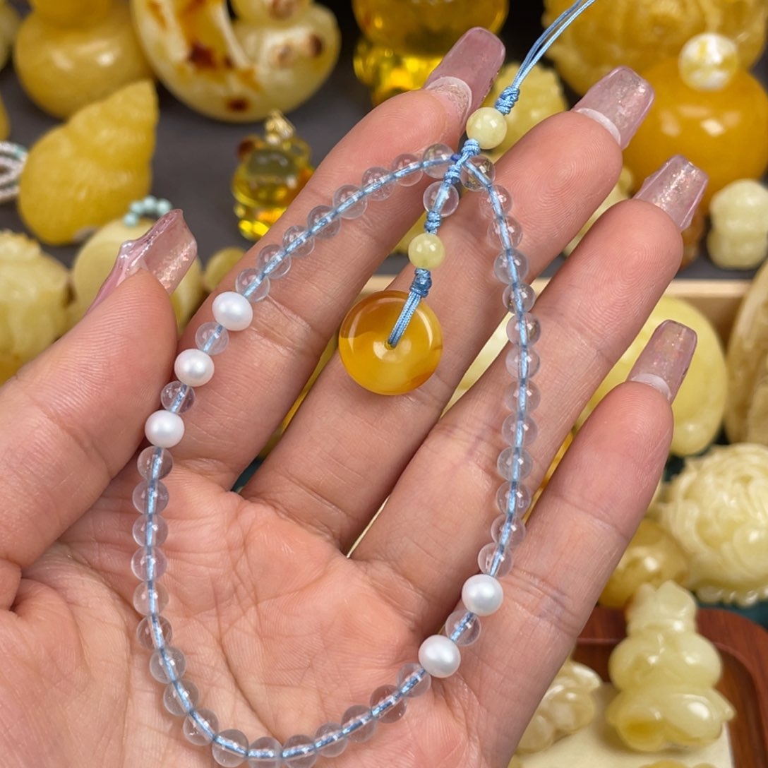 琥珀裸石未镶嵌蜜蜡