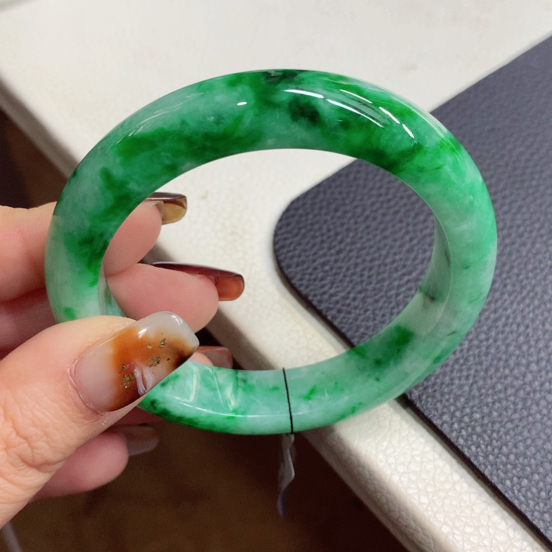 未镶嵌手镯翡翠缅甸58圈