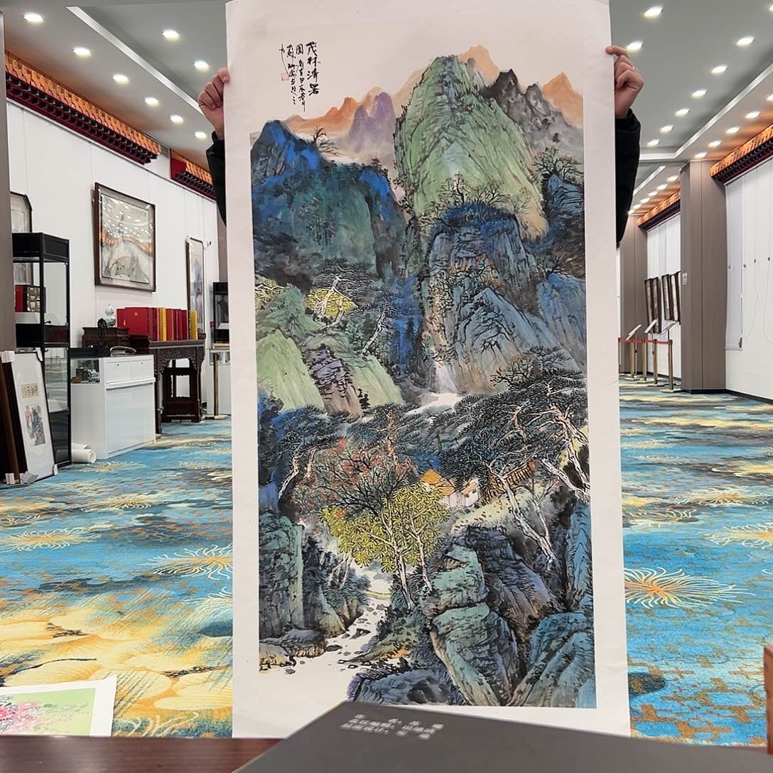 国画苏珊展览原作