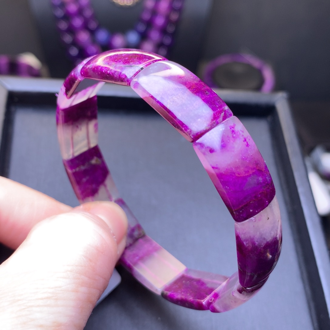 苏纪石（舒俱来）镯排未镶嵌