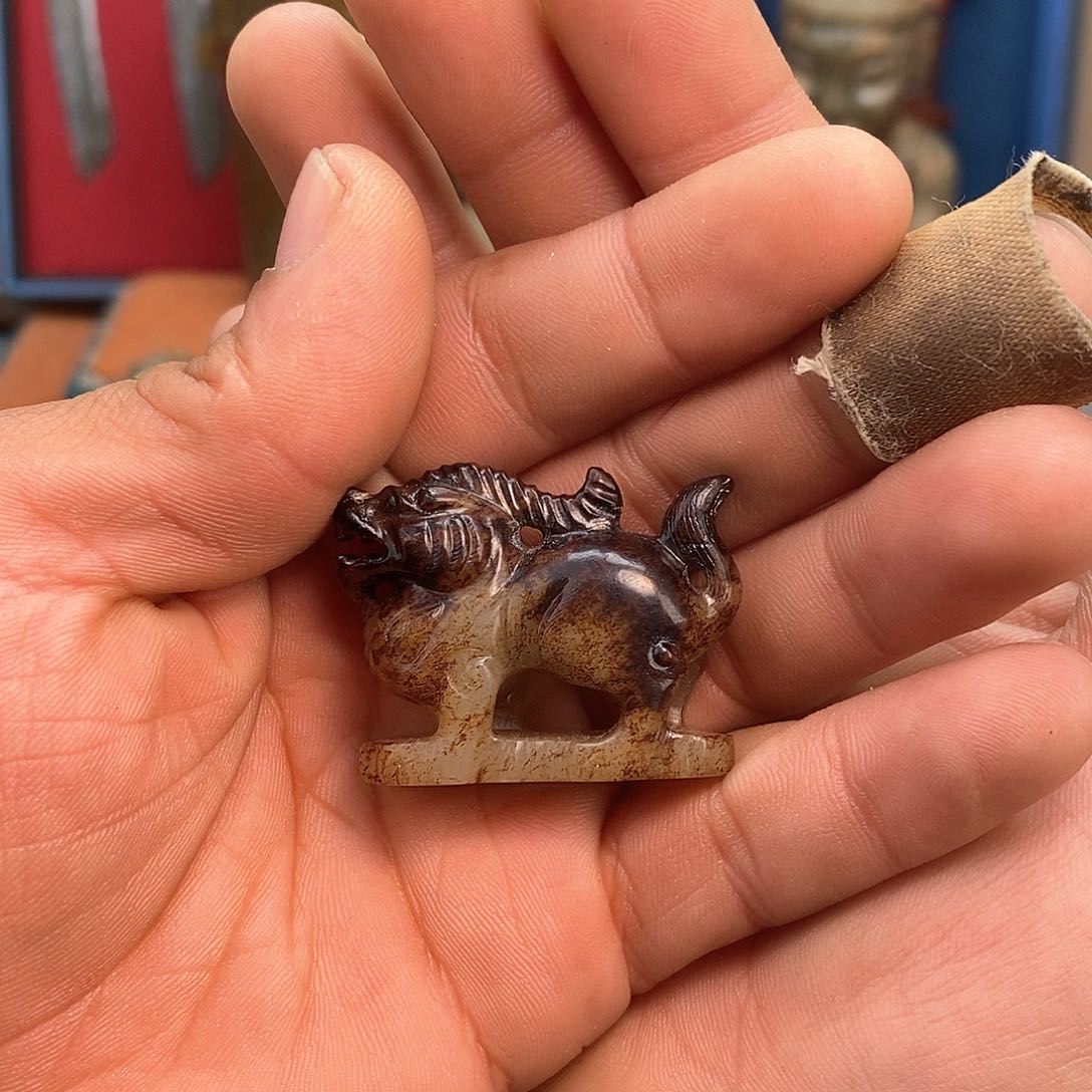 和田玉佩饰未镶嵌劉*