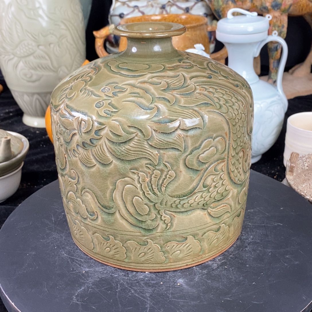 摆件耀州窑瓷器瓷器