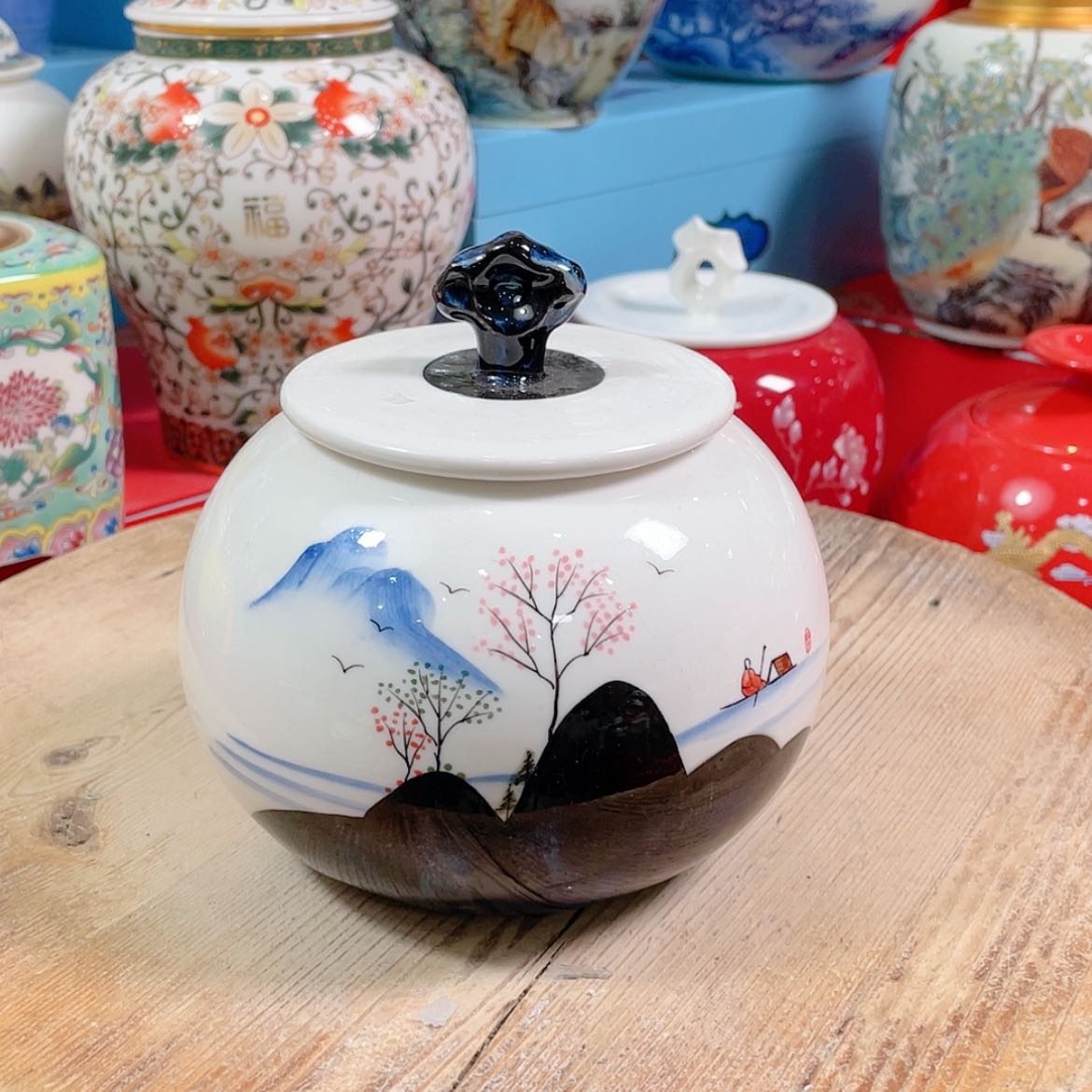 【闪购商品】罐陶瓷茶叶罐密封罐