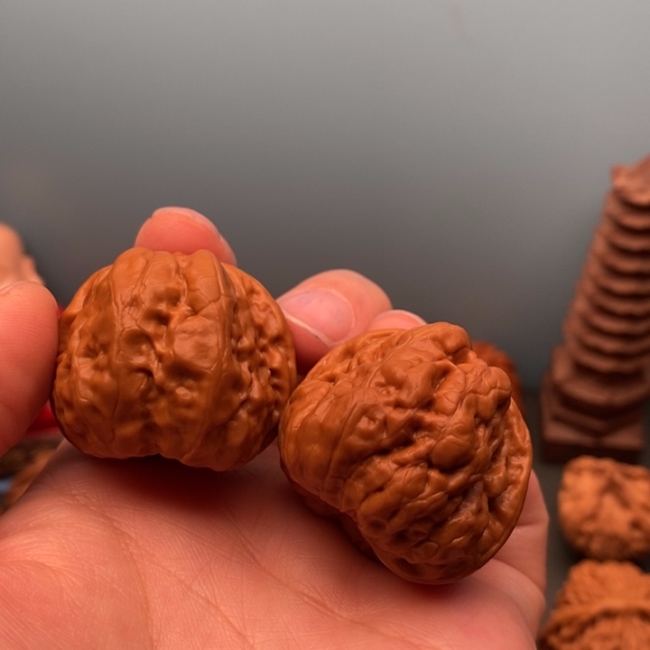 桃核吊坠蛤蟆头34