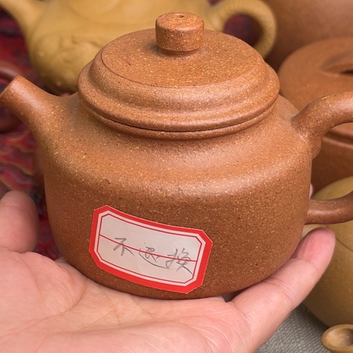 禅****茶壶紫砂原矿黄降坡20目德钟精工半手孤品不退换