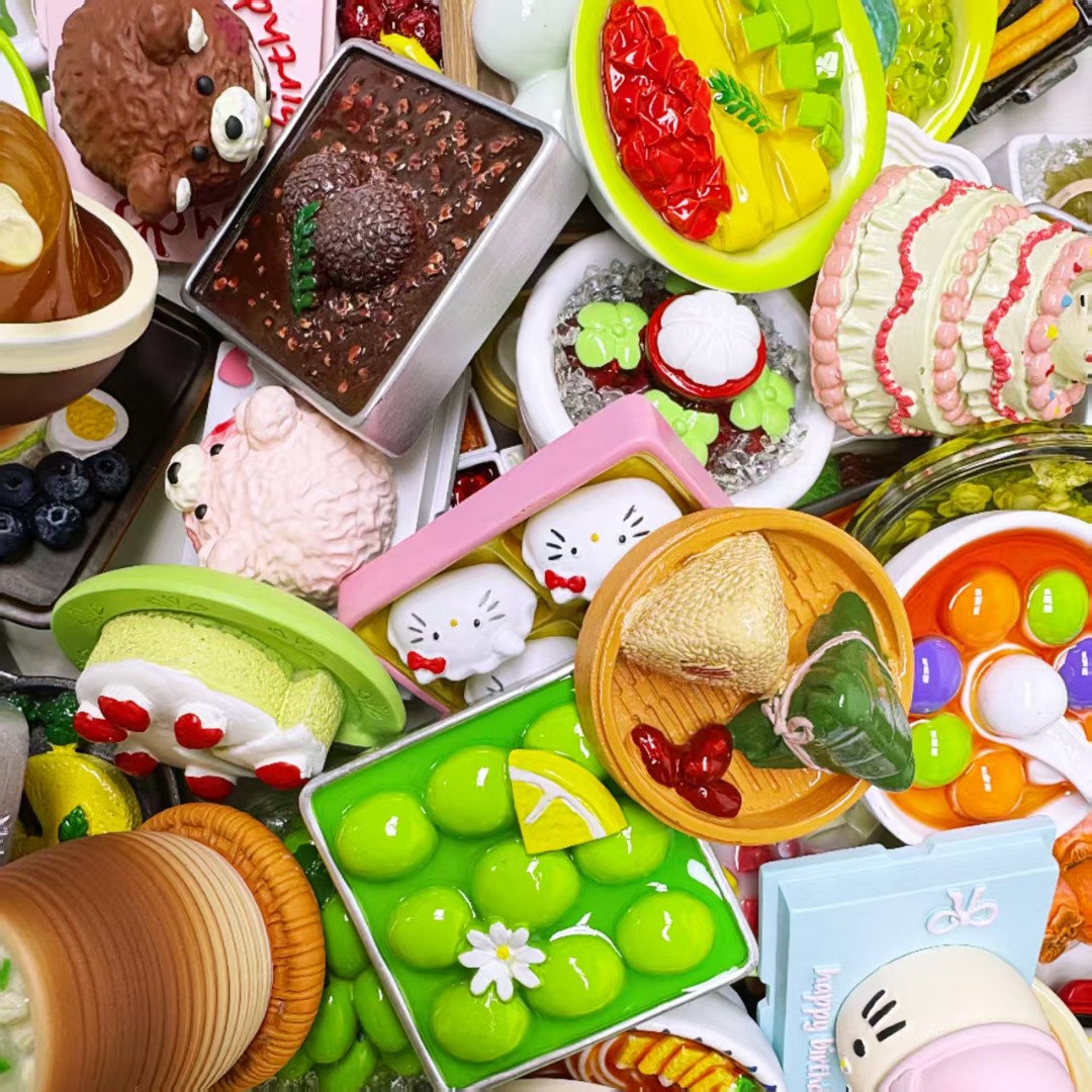 【直播间代拆】仿真高货创意食玩磁吸树脂冰箱贴【默认微瑕】