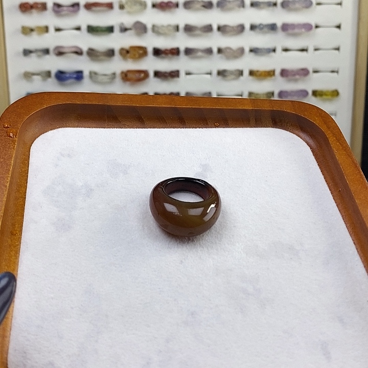 玛瑙/玉髓合金戒指
