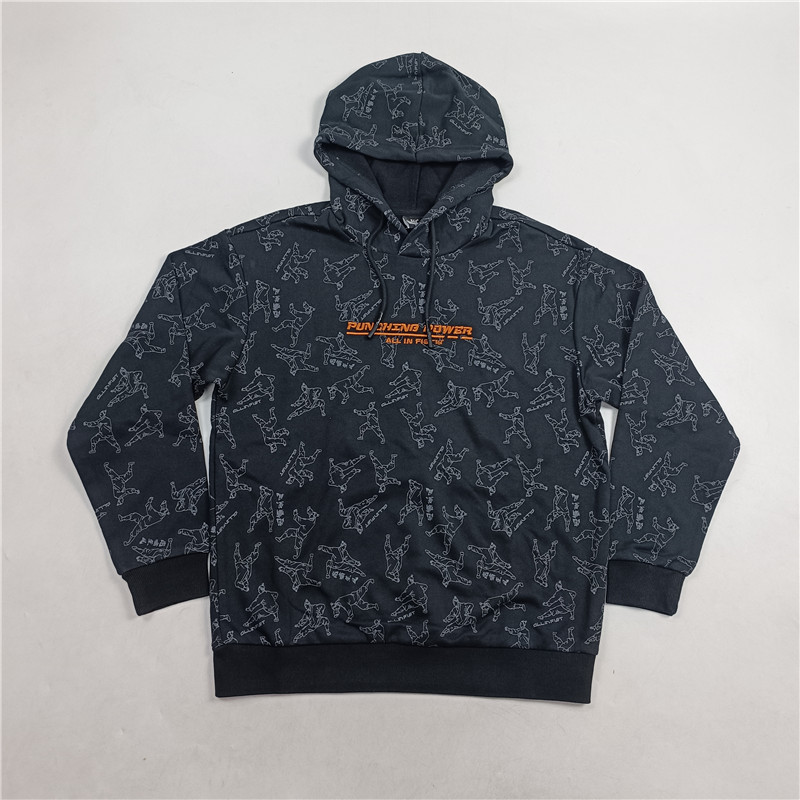 361度卫衣男款运动时尚系列舒适透气宽松连帽套头卫衣552234814